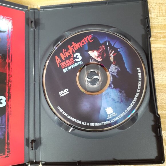 A NIGHTMARE ON ELM STREET 3: DREAM WARRIORS (DVD, 1987) HORROR, ROBERT ENGLUND - Picture 4 of 4